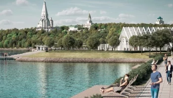 Новая прогулочная набережная появится в музее-заповеднике "Коломенское"