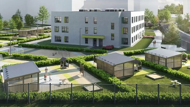 Отделочные работы начались в строящемся детском саду во Внукове Отделочные работы начались в строящемся детском саду во Внукове