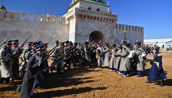 Съемки картины о защите Кремля прошли в кинопарке "Москино"