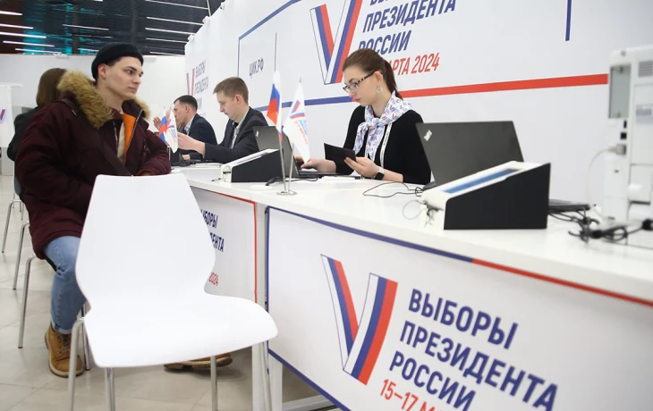 Более пяти миллионов человек уже проголосовали на выборах президента России в Москве Более пяти миллионов человек уже проголосовали на выборах президента России в Москве