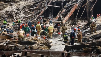 Более 400 кубометров обрушившихся конструкций разобрали спасатели в "Крокус Сити Холле"