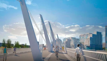 Собянин: Еще семь пешеходных мостов появятся в Москве до 2026 года