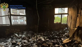 СК возбудил дело по факту гибели двух человек в пожаре на востоке Москвы