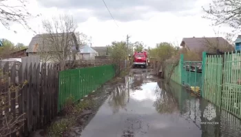 Уровень воды в реке Тобол у Кургана снизился до апрельских показателей