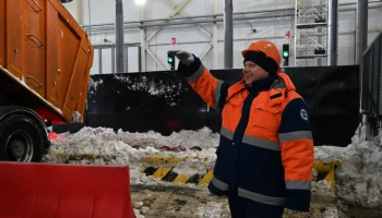 Здесь снег становится водой