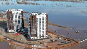 Уровень воды в Урале у Оренбурга увеличился до 1 115 см