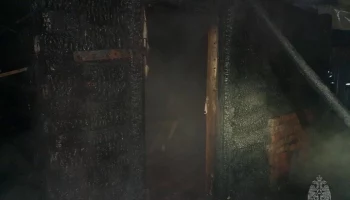 Ребенок погиб при пожаре в бане в Удмуртии