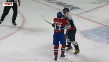 Овечкин чуть не подрался с Джошем Андерсоном в матче с &laquo;Монреалем&raquo;