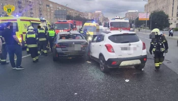 Три человека пострадали в результате ДТП в центре Москвы