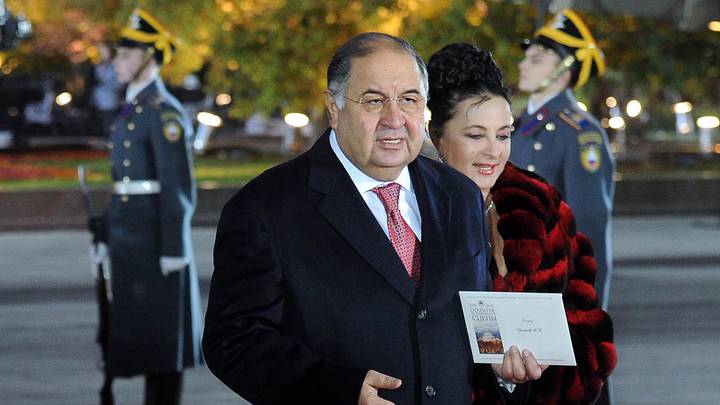 С Алишером Усмановым. 2011 год