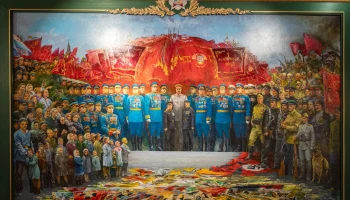 В дар Музею Победы передано монументальное полотно