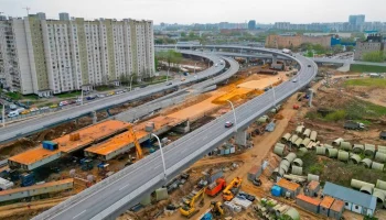 Собянин сообщил, что соединяющий Южную рокаду и МСД участок готов на 70%