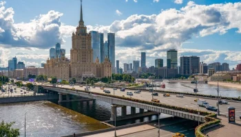 Капремонт левобережной эстакады Новоарбатского моста в ЦАО