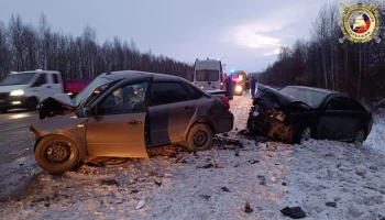 Две чиновницы и водитель попали в смертельное ДТП на трассе в Чувашии