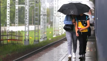 Порядка 20 процентов от нормы осадков выпало в Москве ночью 10 июня