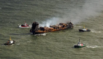 Reuters: россиянин задержан после столкновения судов в Северном море