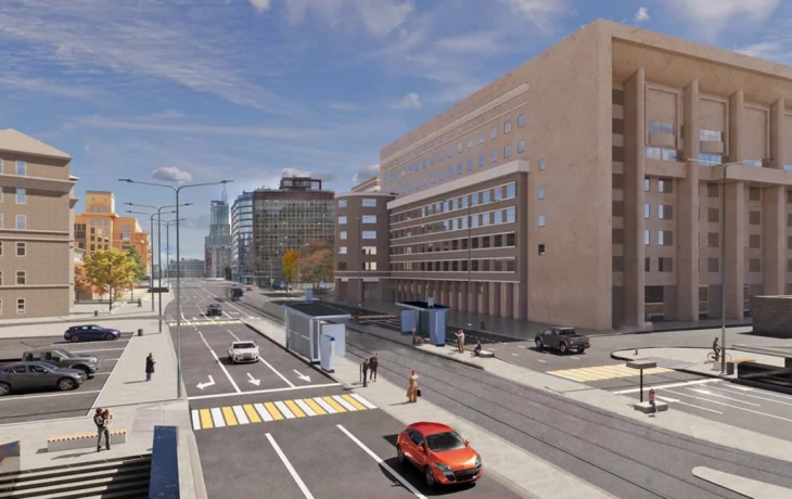 Собянин: В Москве началось строительство двух новых участков трамвайных путей Собянин: В Москве началось строительство двух новых участков трамвайных путей