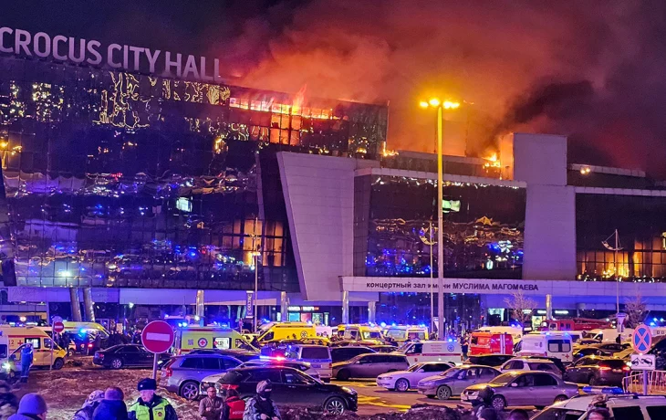 СМИ: Пожар в &laquo;Крокус сити холл&raquo; локализовали