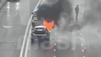 Mash: BMW бывшего вице-президента &laquo;Росгосстраха&raquo; сгорела в центре Москвы