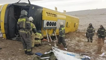 Опубликованы кадры с места ДТП с автобусом в Забайкальском крае