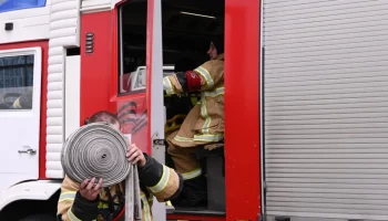 Выброс метана с последующим возгоранием произошел на мусорном полигоне на Кубани