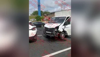 Шесть автомобилей столкнулись на Измайловском шоссе