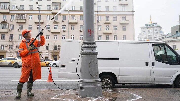 Более 720 тыс элементов наружного освещения промоют в Москве Более 720 тыс элементов наружного освещения промоют в Москве