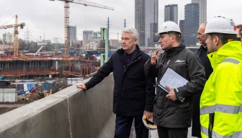 Собянин сообщил о строительстве путепроводов между районами Марфино и Бутырский