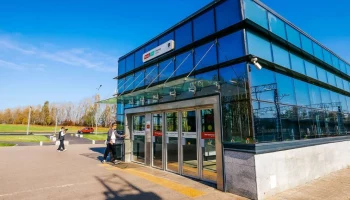 Завершилось благоустройство территории у станции Санино МЦД-4