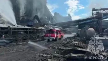 Пожар на обогатительной фабрике в Якутии потушен
