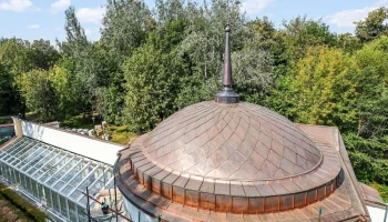 Собянин: На оранжерею усадьбы Покровское-Стрешнево вернули утраченный шпиль