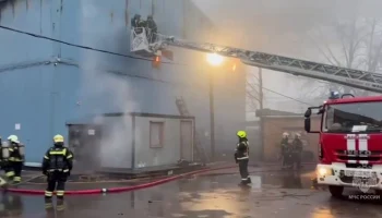 Пожар на складе на северо-востоке Москвы ликвидирован