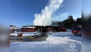 Открытое горение ликвидировано в здании со спиртосодержащей продукцией под Новосибирском
