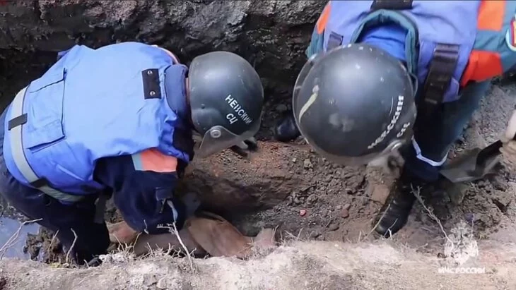 В МЧС заявили об обнаружении под Калининградом сразу 78 авиабомб времен войны