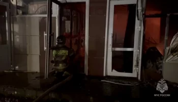 Открытое горение ликвидировано в торговых павильонах на Ставрополье