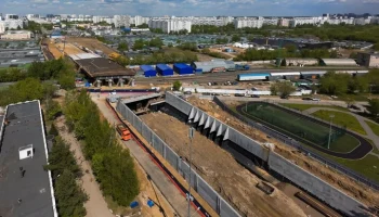 Собянин: строительство ж/д путепровода на северо-востоке Москвы завершится в 2025 году