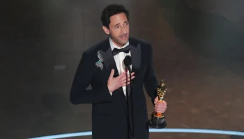 Эдриен Броуди получил "Оскар" за лучшую мужскую роль