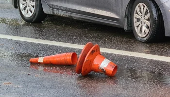 Массовое ДТП произошло на внутренней стороне СВХ