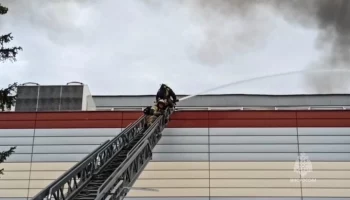 Пожарные ликвидировали открытое горение на территории НПО автоматики в Екатеринбурге