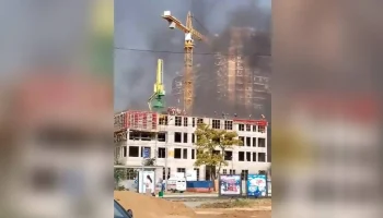 Три человека спасены из пожара на юго-западе Москвы