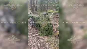 Найден тайник обвиняемого в нападении на полицейских в Подмосковье