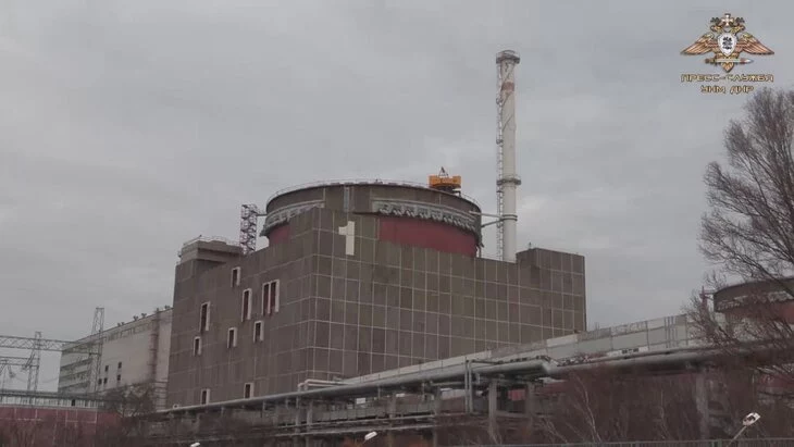 Возгорание произошло на объекте охладительных систем ЗАЭС после обстрела ВСУ Возгорание произошло на объекте охладительных систем ЗАЭС после обстрела ВСУ