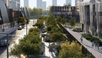 Благоустройство зоны с "зелеными кабинетами" завершается в Бутырском районе