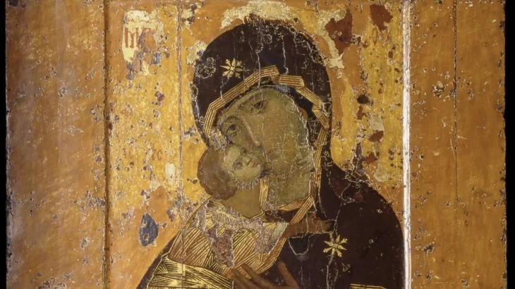 Доставленные из Третьяковки иконы выставили в храме Христа Спасителя Доставленные из Третьяковки иконы выставили в храме Христа Спасителя