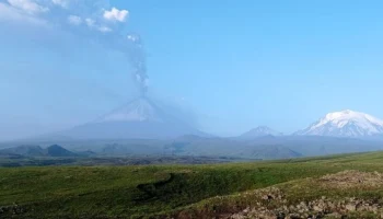 Ключевская Сопка на Камчатке усилила активность