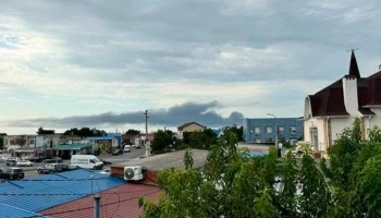 Пожар на пароме в порту "Кавказ" после атаки ВСУ получил третий ранг сложности