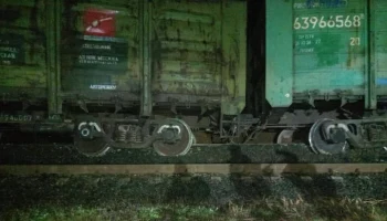 Четыре вагона с щебнем сошли с рельсов в Ленинградской области