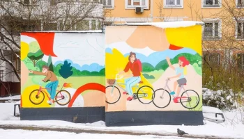 Более 50 объектов коммунального хозяйства и энергетики Москвы украсили граффити