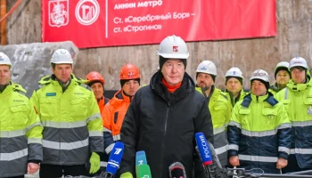 Собянин дал старт строительству тоннеля на Рублево-Архангельской линии метро
