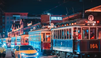 Генеральная репетиция парада трамваев прошла на Лесной улице